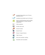 Bottiglia termica in acciaio 18/8 Summit - 0,75L - Re