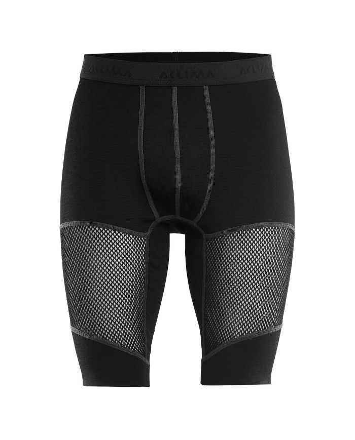 Pantaloncini in rete di lana lunghi, uomo