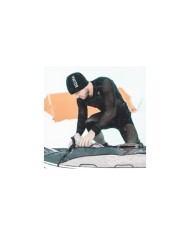 Polo WoolNet con zip, M Polo WoolNet con zip, M