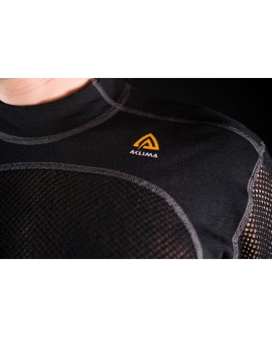 Polo WoolNet con zip, M