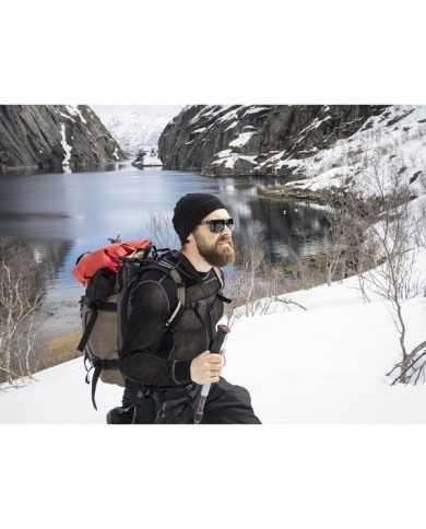 Polo WoolNet con zip, M