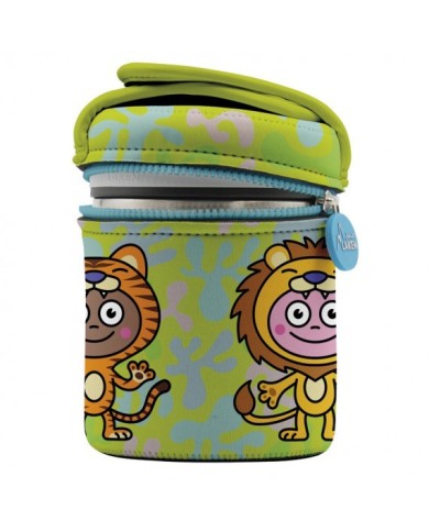 Contenitore termico per alimenti in acciaio inox da 1 L. + neoprene co