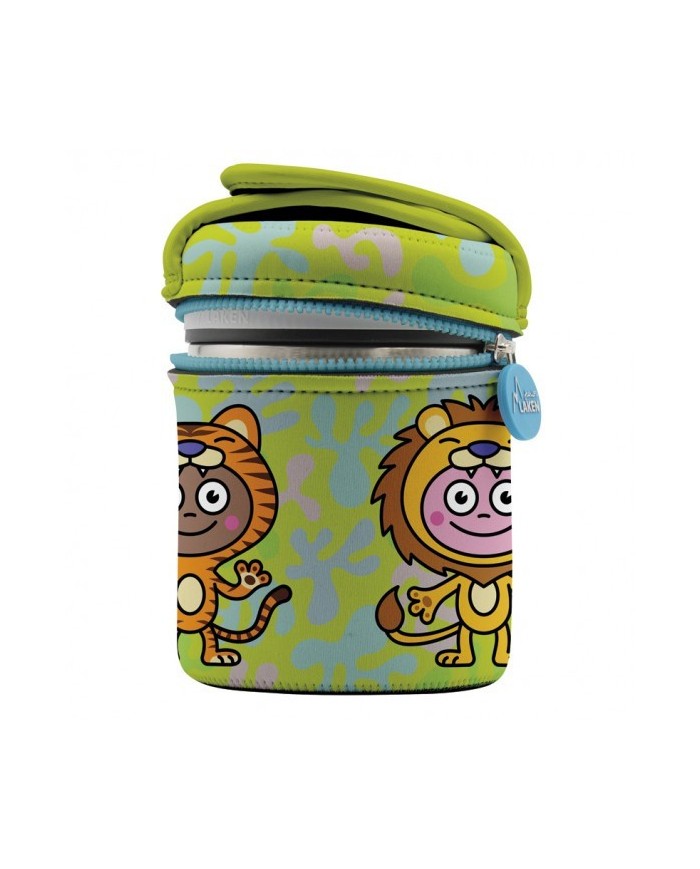 Contenitore termico per alimenti in acciaio inox da 1 L. + neoprene co