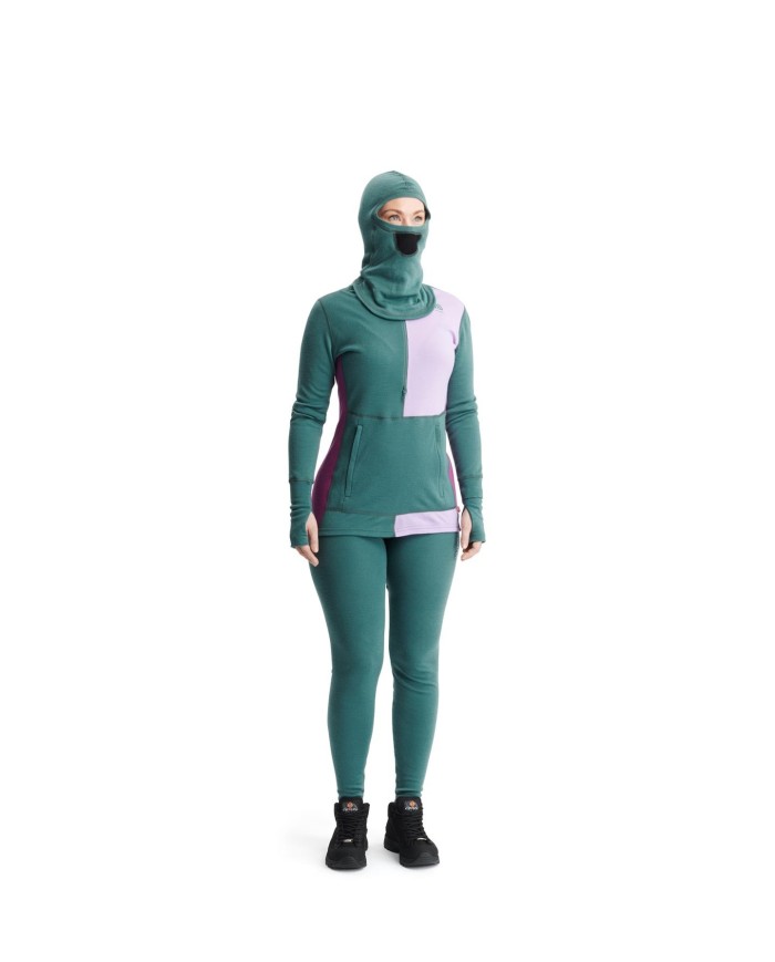 WarmWool Hood Sweater w/zip Wo