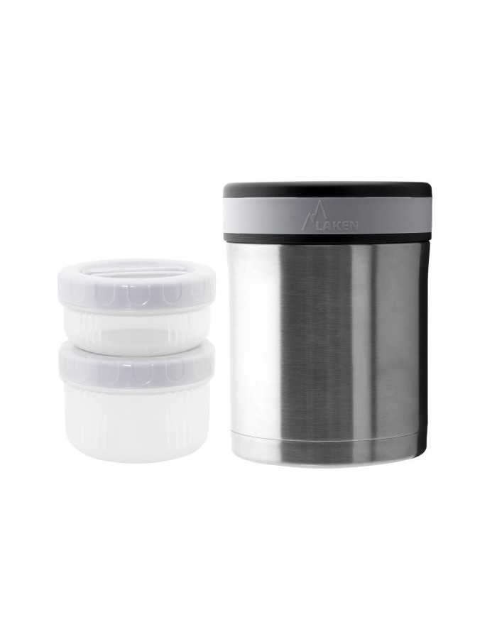 St. steel thermo food container 1 L. + cover LJ Pi