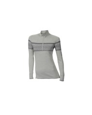 ACLIMA DESIGNWOLLE MARIUS FRAU MOCK NECK SHIRT ACLIMA DESIGNWOLLE MARIUS FRAU MOCK NECK SHIRT