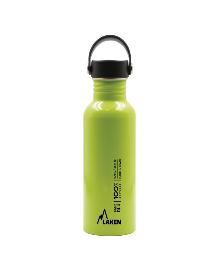 Alu. bottle Basic Alu 0,75 L. Oasis cap - Apple green