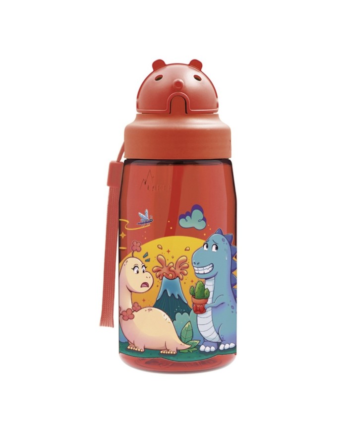 Tritan bottle 0,45 L. OBY cap Dinos love