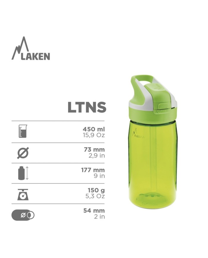 Tritan bottle 0,45 Summit cap Gaia