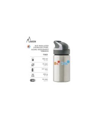 St. steel thermo bottle 0.35 L. Animal camping