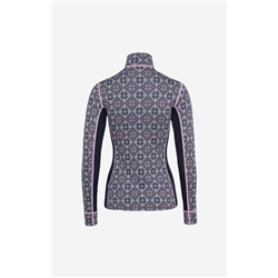 Rose Half Zip Baselayer Top - 100% Merino Wool