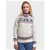 Reindeer women´s collared sweater