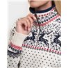 Reindeer women´s collared sweater