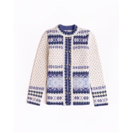 Tori jacquard knit cardigan