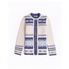 Tori jacquard knit cardigan