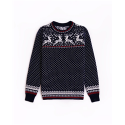 Reindeer women´s round neck sweater