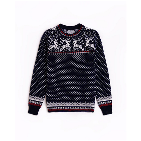 Reindeer women´s round neck sweater