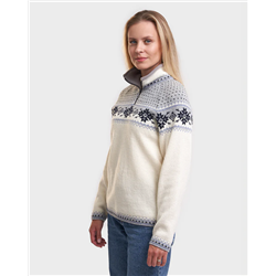 Halliste women´s zipper neck sweater