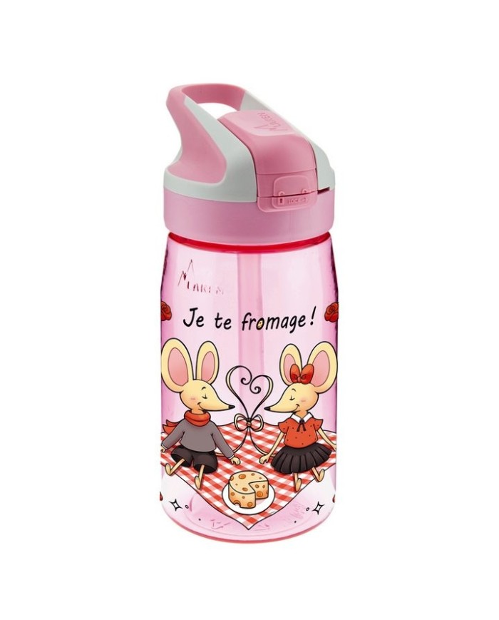 Tritan bottle 0.45 L. Summit cap Fromage