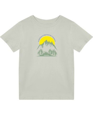 Juniorské bavlnené tričko - Narodený v horách