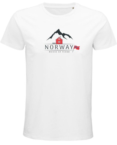 Pánske bavlnené tričko - Fjord Norway