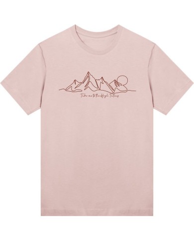 Dámske bavlnené tričko - Línia hôr