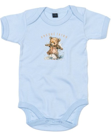 Detské bavlnené body - Macko