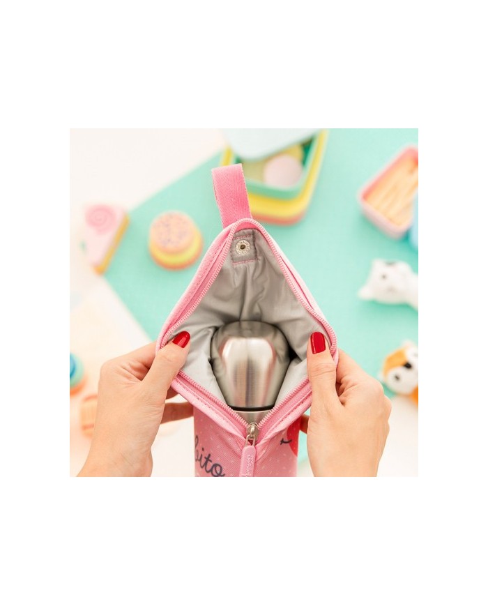 LAKEN THERMO NEREZOVÁ FĽAŠA 500ML RUŽOVÁ + NEOPRÉN