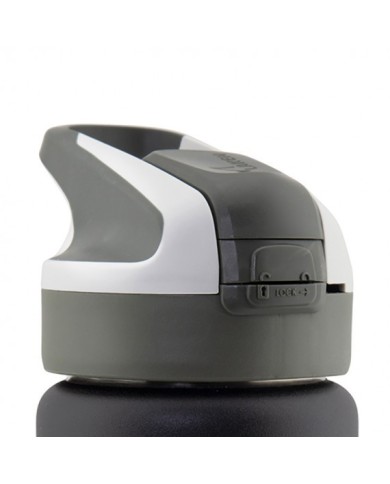 Drinking cap "Summit" Grey for wide neck st. steel