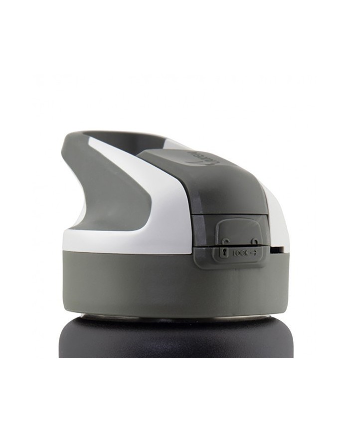 Drinking cap "Summit" Grey for wide neck st. steel