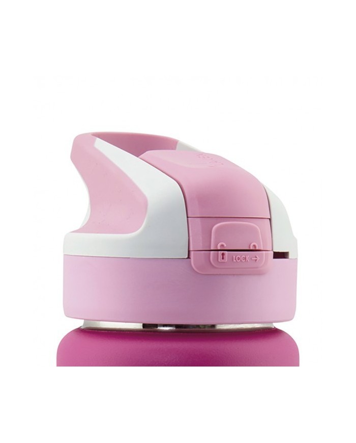 Drinking cap "Summit" Pink for wide neck st. steel