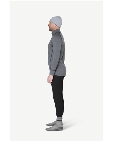 DUO ACTIVE MERINO 205 Z.NECK MAN