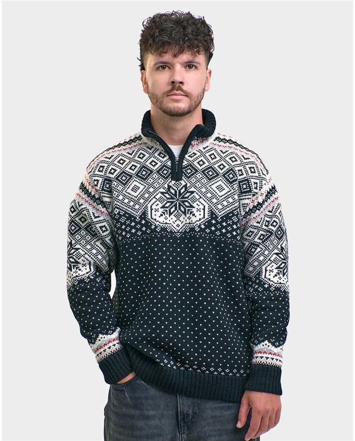 VOSS MEN´S ZIP-NECK SWEATER