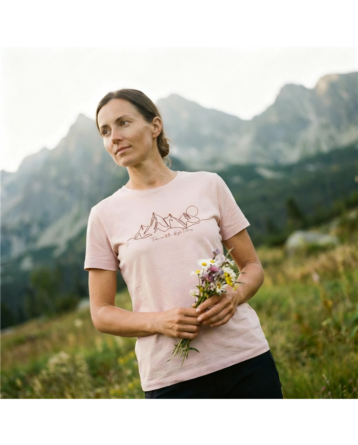 TATLAND FRAUEN-T-SHIRT MOUNTAIN LINE