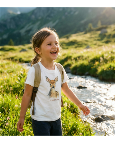 Detské bavlnené tričko - Laňka