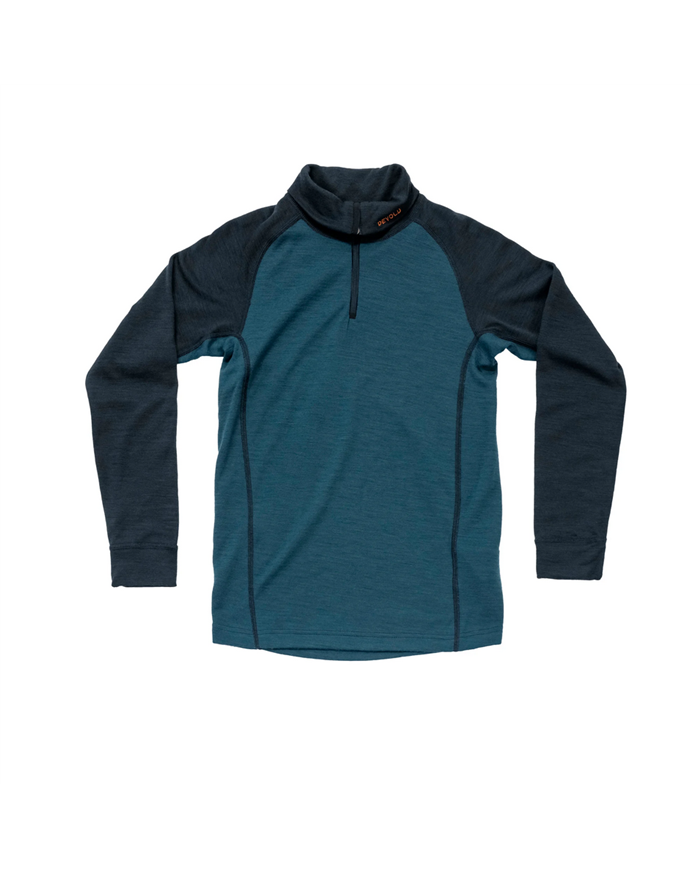 DUO ACTIVE MERINO ZIP NECK JR