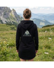 Dámska predĺžená mikina s kapucňou - Plesnivec