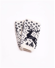 Reindeer woolen mitts