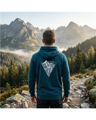 Pánska mikina so zipsom - Hory