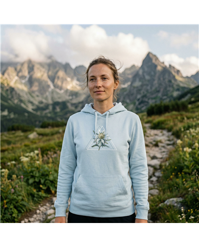 TATLAND WOMEN'S HOODIE EDELWISS