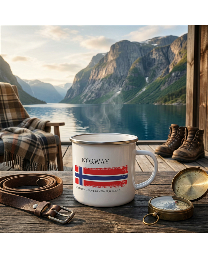 Smaltovaný hrnček - Vlajka