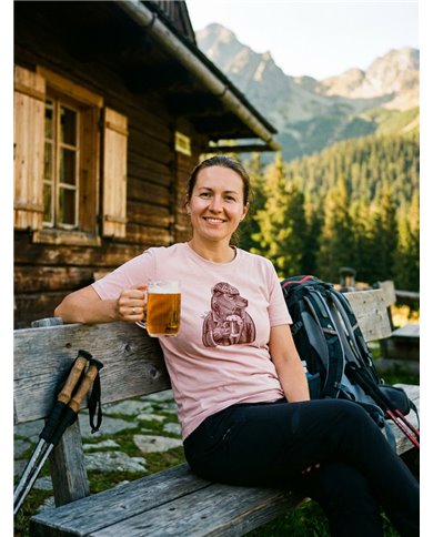 Dámske bavlnené tričko - Medveď