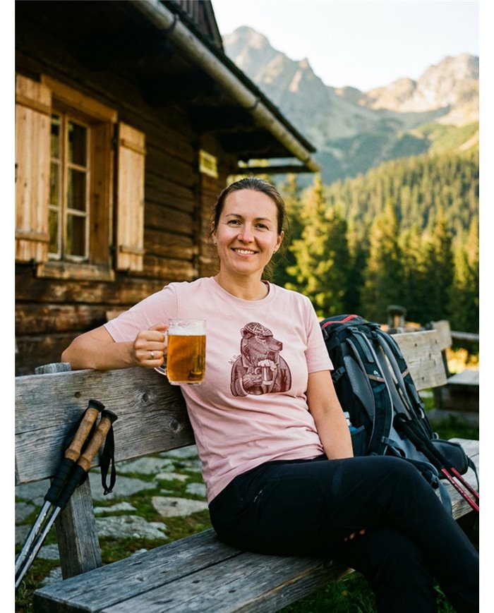 Dámske bavlnené tričko - Medveď