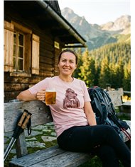 Dámske bavlnené tričko - Medveď