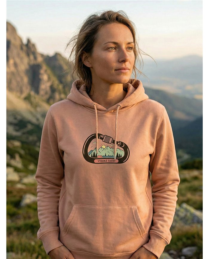 Dámska mikina s kapucňou - Karabínka