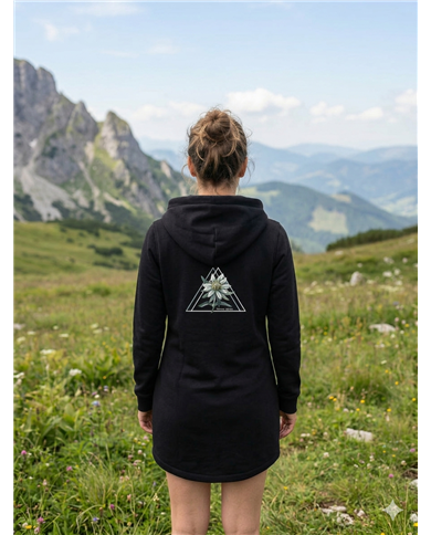 Dámska predĺžená mikina s kapucňou - Plesnivec