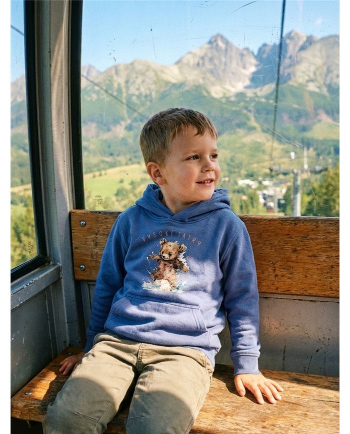 TATLAND FELPA CON CAPPUCCIO PER BAMBINI - ORSACCHIOTTO