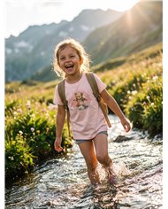 TATLAND T-SHIRT PER BAMBINI ORSACCHIOTTO ROSA