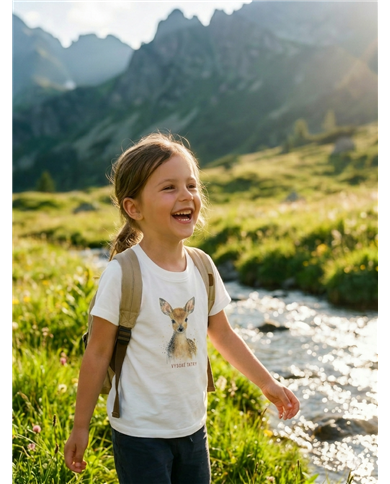 Detské bavlnené tričko - Laňka