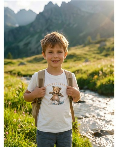 Detské bavlnené tričko - Medvedík